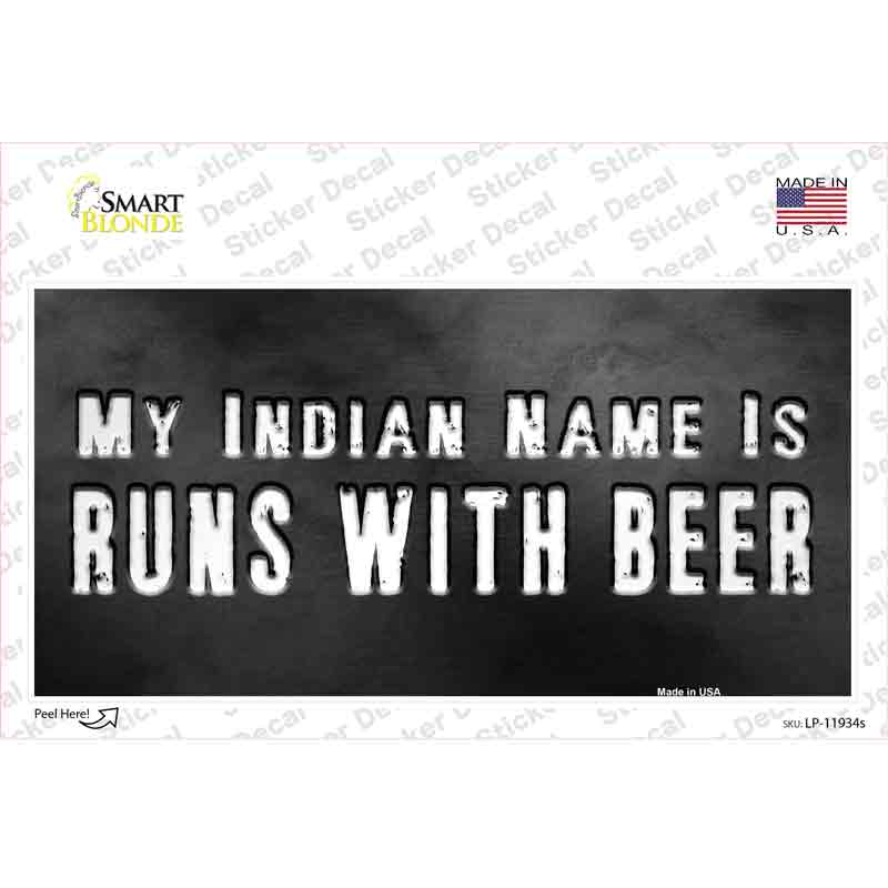 My Indian Name Novelty Sticker Decal