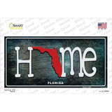 Florida Home State Outline Novelty Sticker Decal