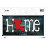 Louisiana Home State Outline Novelty Sticker Decal