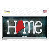 Maine Home State Outline Novelty Sticker Decal