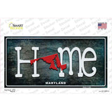 Maryland Home State Outline Novelty Sticker Decal
