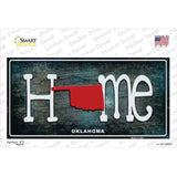 Oklahoma Home State Outline Novelty Sticker Decal