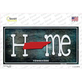 Tennessee Home State Outline Novelty Sticker Decal