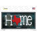 Texas Home State Outline Novelty Sticker Decal