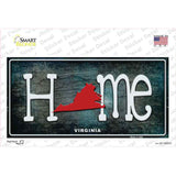 Virginia Home State Outline Novelty Sticker Decal