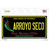 Arroyo Seco Black New Mexico Novelty Sticker Decal