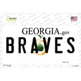 Georgia Braves Novelty Sticker Decal