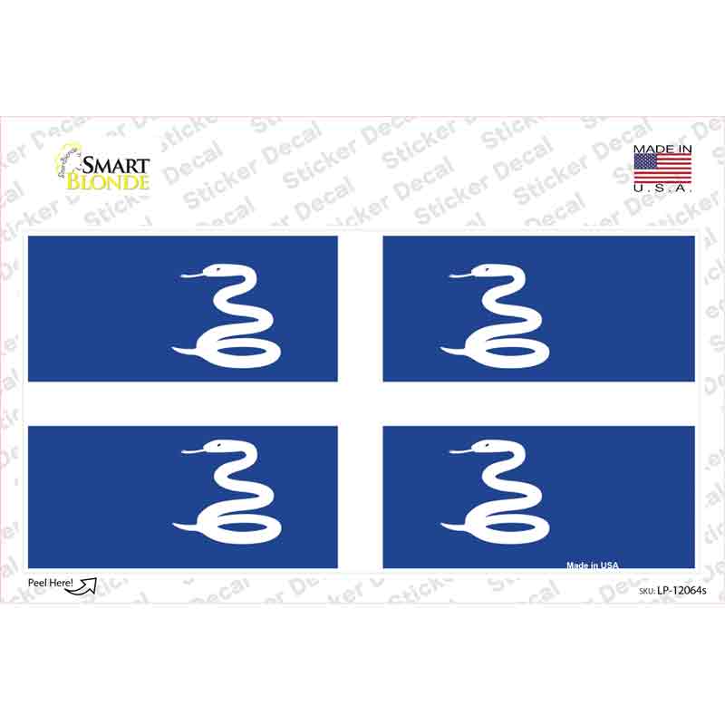 Martinique Flag Novelty Sticker Decal