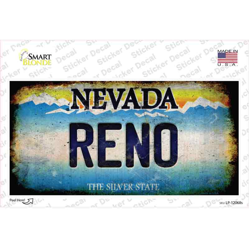 Nevada Reno Novelty Sticker Decal