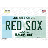 Red Sox New Hampshire State Novelty Sticker Decal