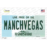 Manchvegas New Hampshire State Novelty Sticker Decal