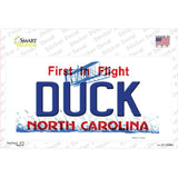 Duck North Carolina State Novelty Sticker Decal