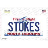 Stokes North Carolina State Novelty Sticker Decal