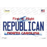 Republican North Carolina State Novelty Sticker Decal