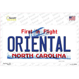 Oriental North Carolina State Novelty Sticker Decal