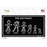 The Ass Family Novelty Sticker Decal