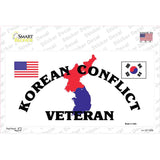 Korean Conflict Veteran Novelty Sticker Decal