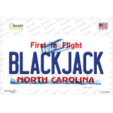 Blackjack North Carolina State Novelty Sticker Decal