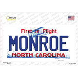 Monroe North Carolina State Novelty Sticker Decal