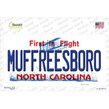 Murfreesboro North Carolina State Novelty Sticker Decal