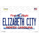 Elizabeth City North Carolina State Novelty Sticker Decal