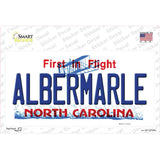 Albermarle North Carolina State Novelty Sticker Decal