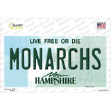 Monarchs New Hampshire Novelty Sticker Decal