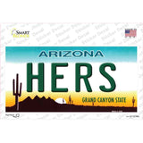 Hers Arizona Novelty Sticker Decal