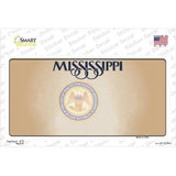 Mississippi Great Seal Blank Novelty Sticker Decal