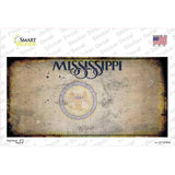 Mississippi Great Seal Rusty Blank Novelty Sticker Decal
