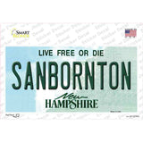 Sanbornton New Hampshire Novelty Sticker Decal