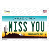 Miss You Arizona Novelty Sticker Decal