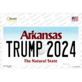Trump 2024 Arkansas Novelty Sticker Decal