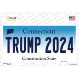 Trump 2024 Connecticut Novelty Sticker Decal