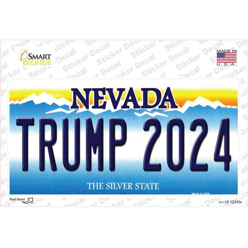Trump 2024 Nevada Novelty Sticker Decal