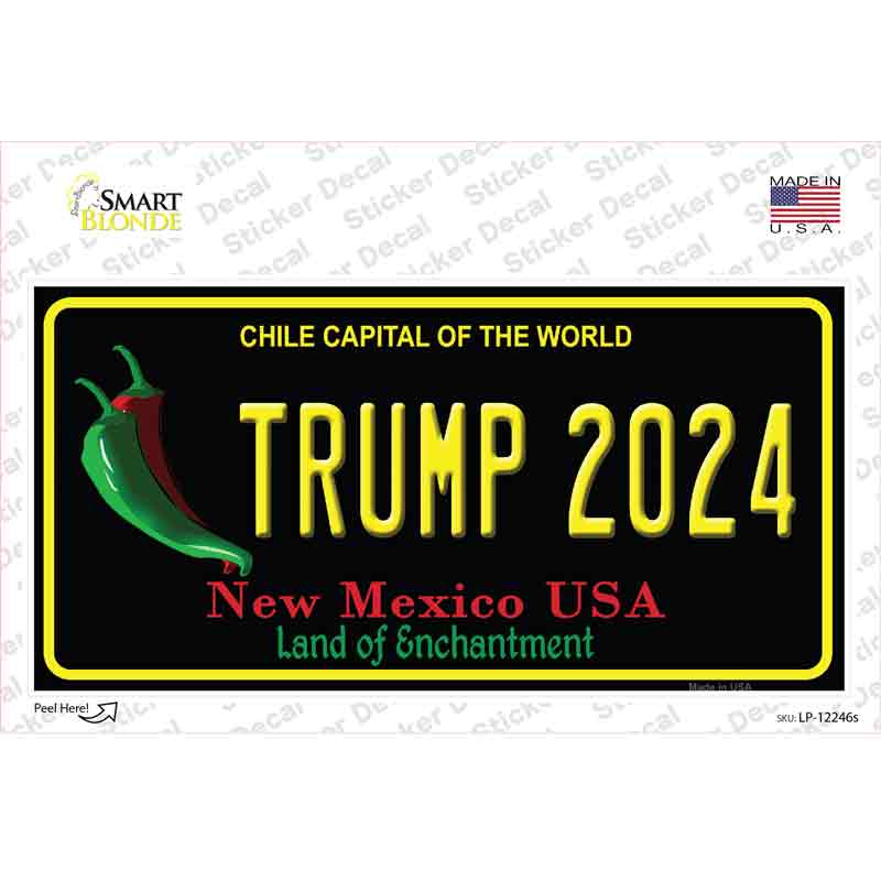 Trump 2024 New Mexico Novelty Sticker Decal