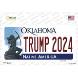 Trump 2024 Oklahoma Novelty Sticker Decal
