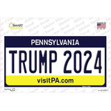 Trump 2024 Pennsylvania Novelty Sticker Decal