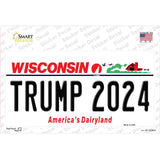 Trump 2024 Wisconsin Novelty Sticker Decal