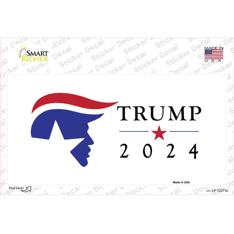 Trump Hair 2020 Novelty Sticker Decal