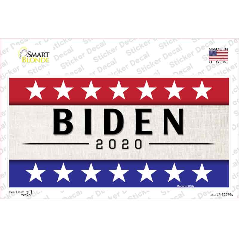 Joe Biden 2020 Novelty Sticker Decal