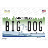 Michigan Big Dog Novelty Sticker Decal