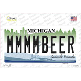Michigan MMMMBeer Novelty Sticker Decal