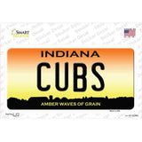 Cubs Indiana Novelty Sticker Decal