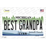 Michigan Best Grandpa Novelty Sticker Decal