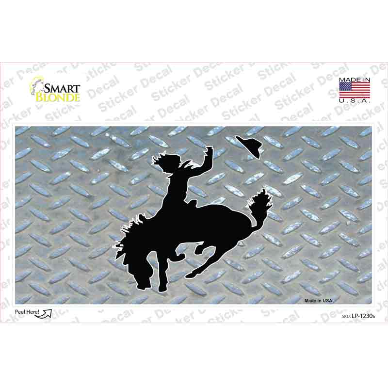 Bucking Bronco Novelty Sticker Decal