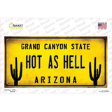 Arizona Hot as Hell Novelty Sticker Decal
