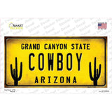 Arizona Cowboy Novelty Sticker Decal
