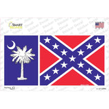 South Carolina Confederate Flag Novelty Sticker Decal