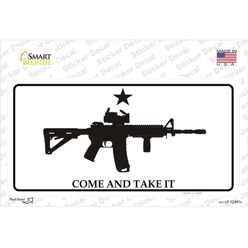 Come and Take It Novelty Sticker Decal